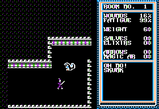 Temple of Apshai Trilogy  in-game screen image #1 
