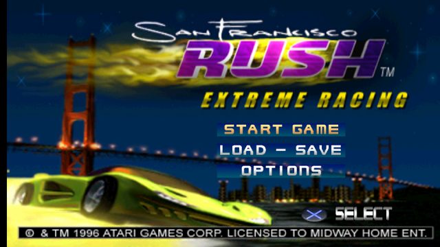 San Francisco Rush: Extreme Racing title screen image #1 