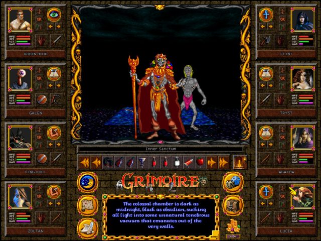 Grimoire: Heralds of the Winged Exemplar in-game screen image #1 