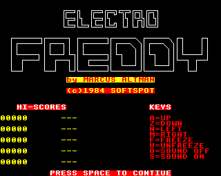 Electro Freddy  title screen image #1 