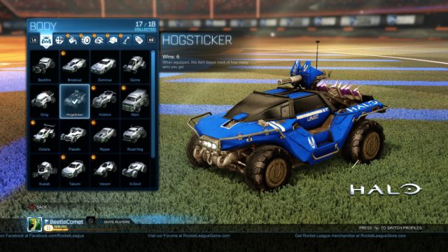 Rocket League in-game screen image #1 