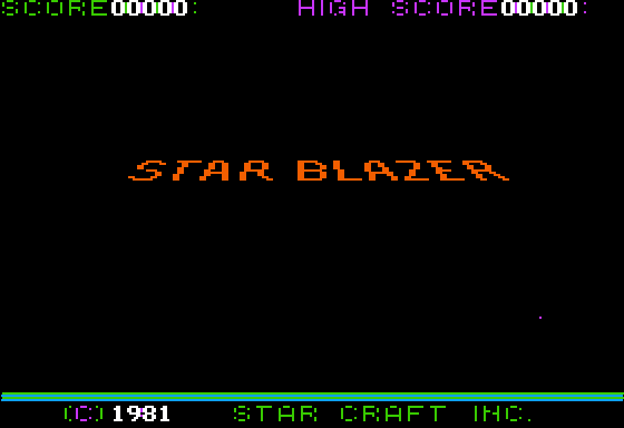 Star Blazer  title screen image #1 