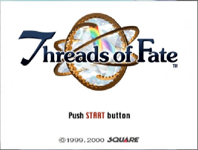 Threads of Fate  title screen image #1 