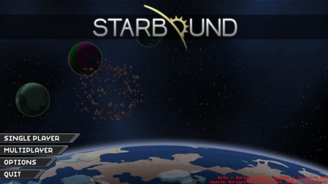 Starbound title screen image #1 