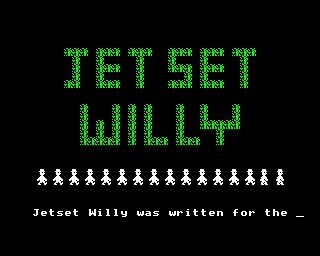 Jet Set Willy title screen image #1 