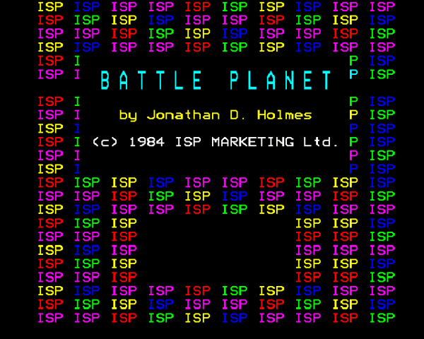 Battle Planet title screen image #1 