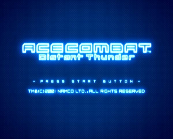 Ace Combat 04: Shattered Skies  title screen image #1 