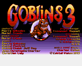 Goblins 3 title screen image #1 