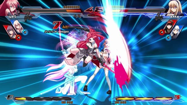 Nitroplus Blasterz: Heroines Infinite Duel in-game screen image #3 