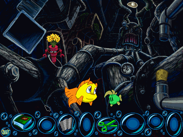 Freddi Fish 2: The Case of the Haunted Schoolhouse in-game screen image #1 