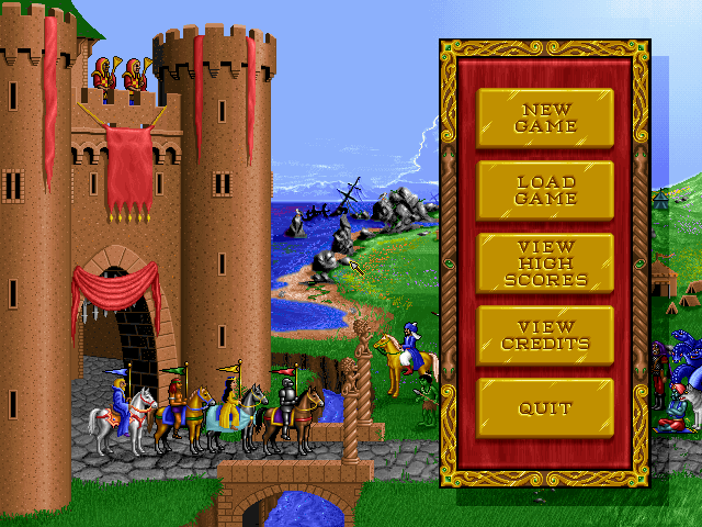 Heroes of Might and Magic  title screen image #1 
