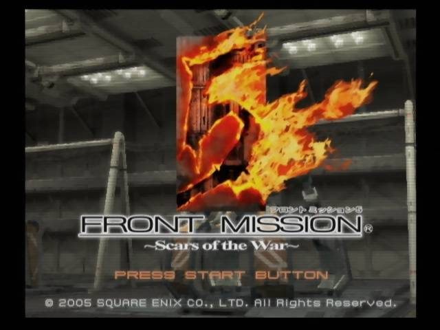Front Mission 5: Scars of the War  title screen image #1 