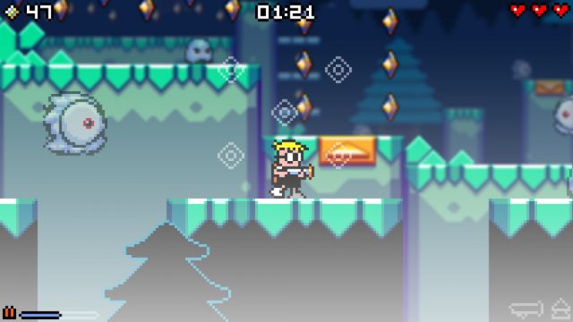 Mutant Mudds Collection in-game screen image #1 