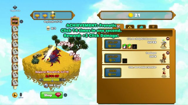 Clicker Heroes in-game screen image #1 