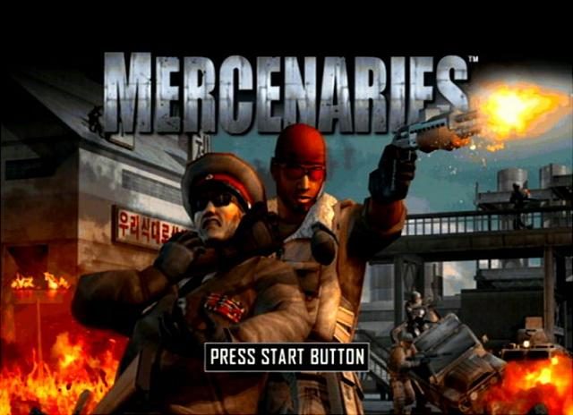 Mercenaries: Playground of Destruction  title screen image #1 