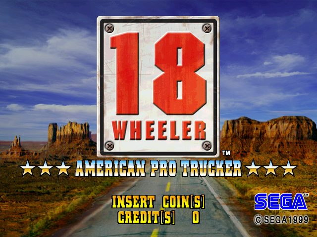 18 Wheeler: American Pro Trucker title screen image #1 
