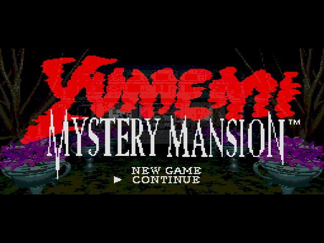 Yumemi Mystery Mansion  title screen image #1 