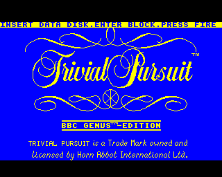 Trivial Pursuit: Genus Edition  title screen image #1 
