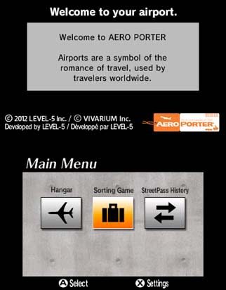 Aero Porter  title screen image #1 