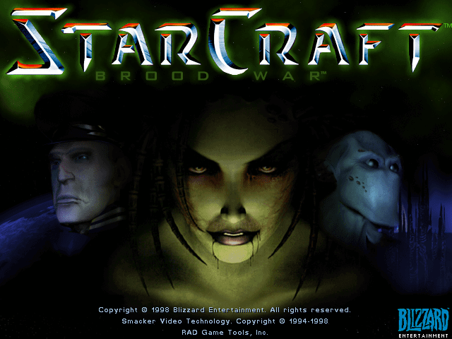 StarCraft: Brood War  title screen image #1 
