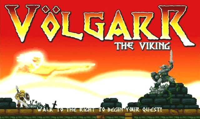 Völgarr the Viking  title screen image #1 