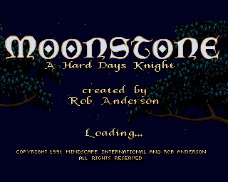 Moonstone - A Hard Days Knight title screen image #1 