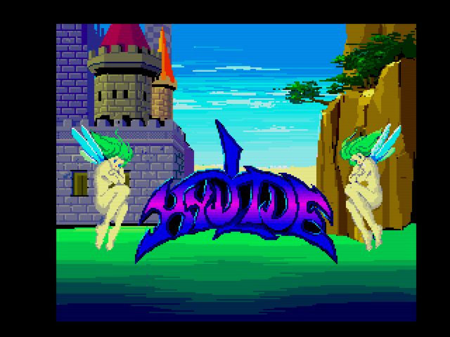 Hydlide  title screen image #1 