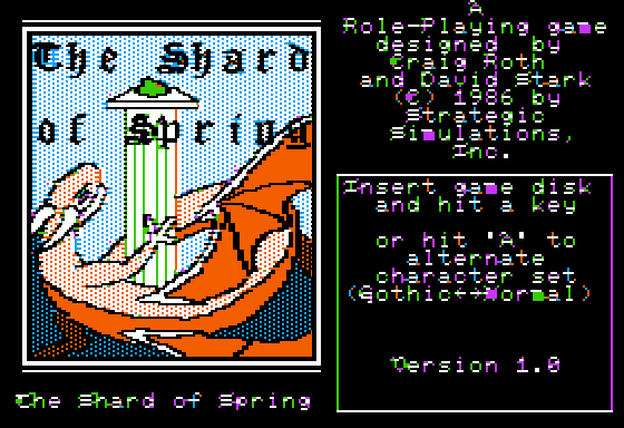 The Shard of Spring title screen image #1 