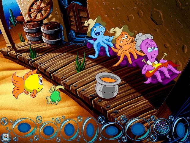 Freddi Fish 4: The Case of the Hogfish Rustlers of Briny Gulch in-game screen image #2 