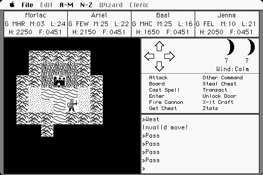 Ultima III: Exodus in-game screen image #1 
