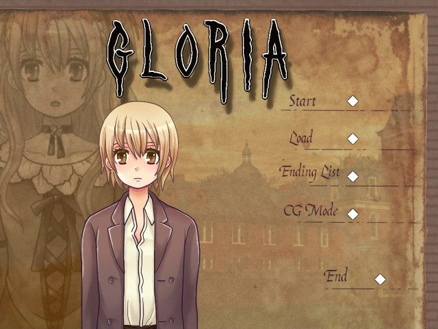 Gloria  title screen image #1 