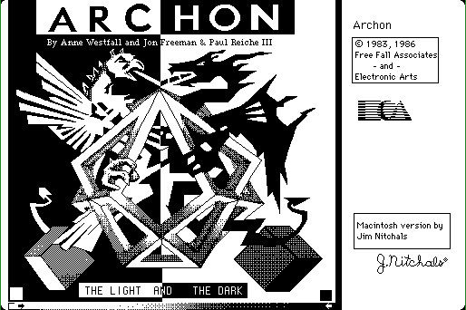 Archon: The Light and the Dark title screen image #1 