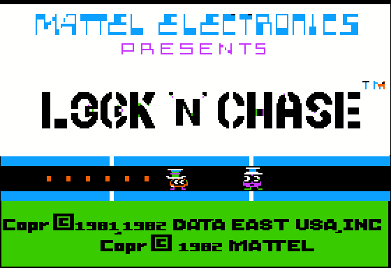 Lock 'n' Chase title screen image #1 