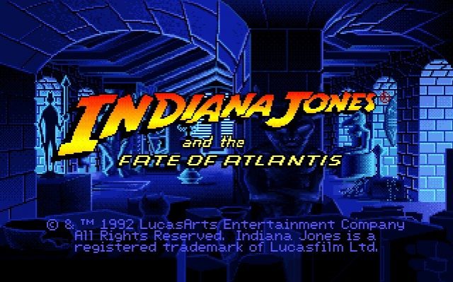 Indiana Jones and the Fate of Atlantis title screen image #1 