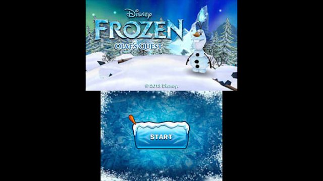 Frozen: Olaf's Quest  title screen image #1 