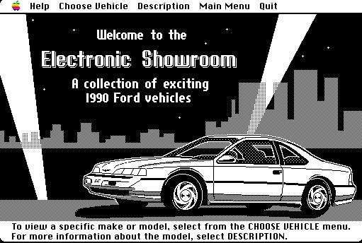1990 Ford Simulator II title screen image #1 