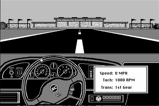 1990 Ford Simulator II in-game screen image #1 