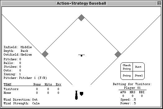 Action-Strategy Baseball in-game screen image #1 
