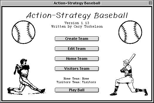 Action-Strategy Baseball title screen image #1 