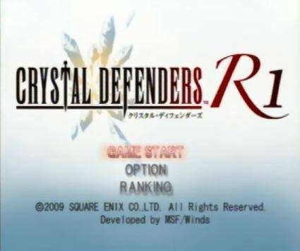 Crystal Defenders R1 title screen image #1 