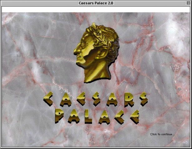 Caesar's Palace title screen image #1 