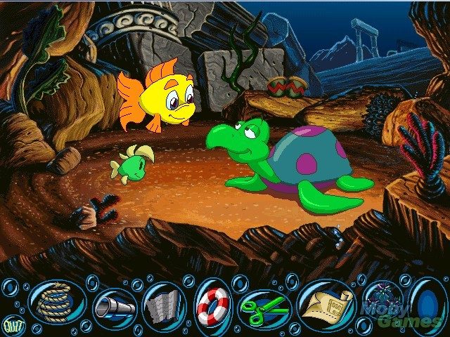 Freddi Fish 2: The Case of the Haunted Schoolhouse in-game screen image #1 
