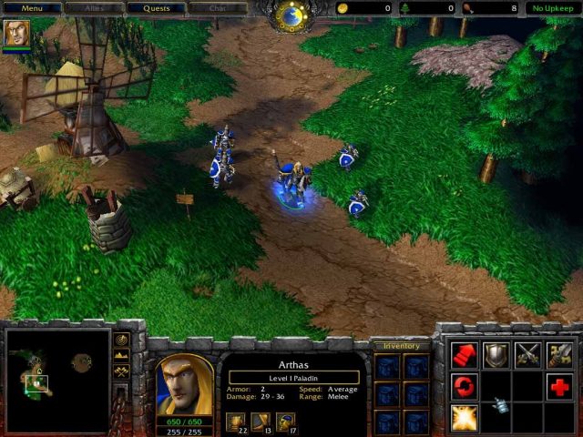 Warcraft III: Reign of Chaos  in-game screen image #2 
