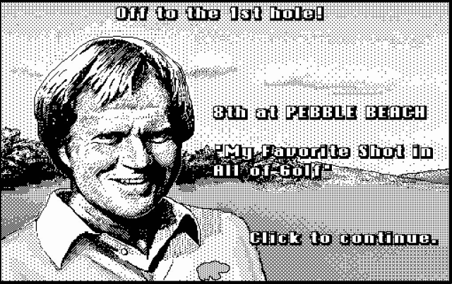 Jack Nicklaus' Greatest 18 Holes of Major Championship Golf title screen image #1 