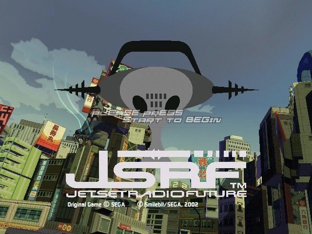 JSRF: Jet Set Radio Future  title screen image #1 