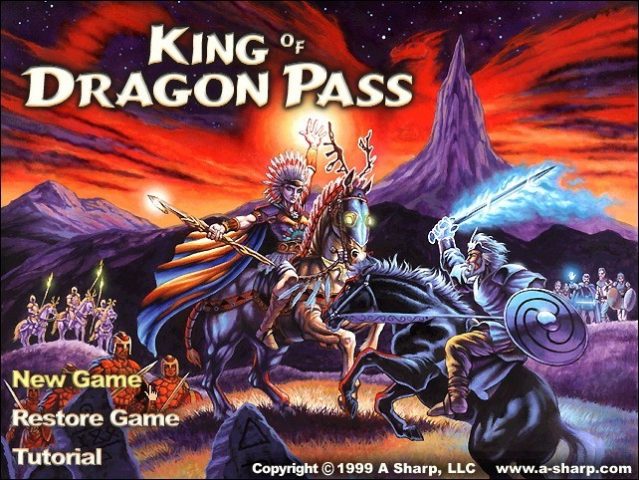 King of Dragon Pass  title screen image #1 