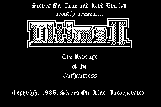 Ultima II: Revenge of the Enchantress title screen image #1 
