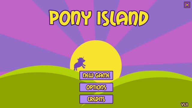 Pony Island title screen image #1 