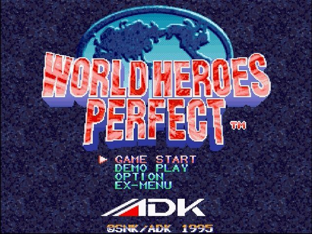 World Heroes Perfect  title screen image #1 