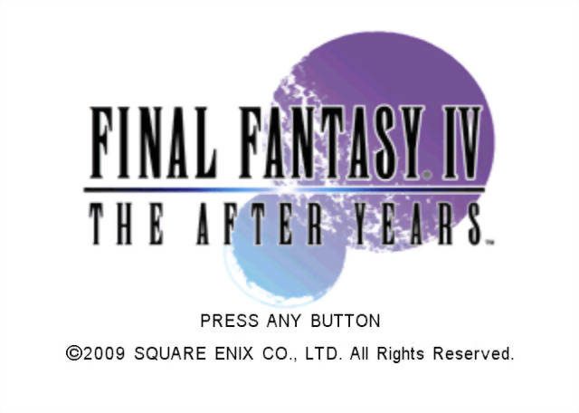 Final Fantasy IV: The After Years title screen image #1 